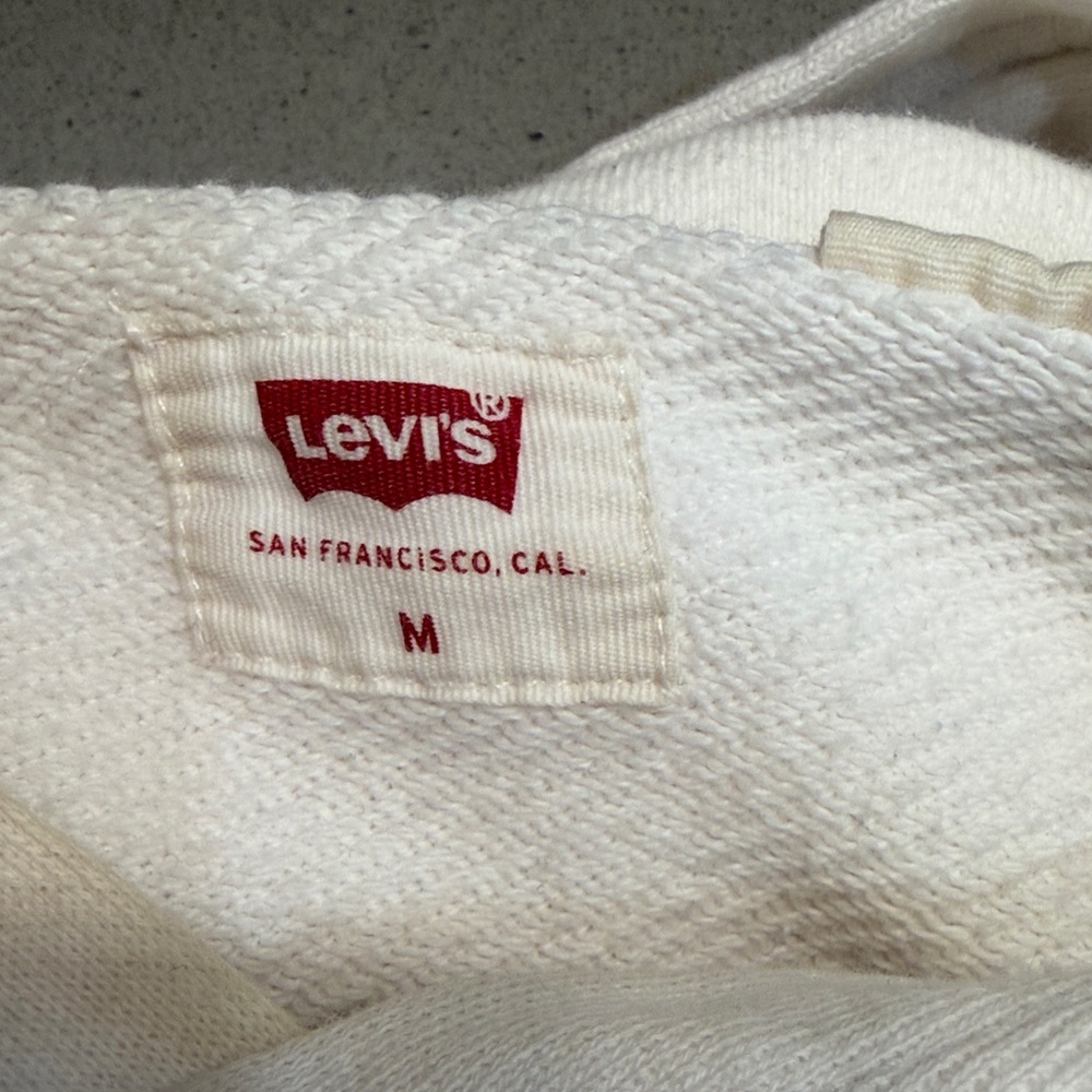 Levi's White Hoodie for Men - Picture 2 of 2